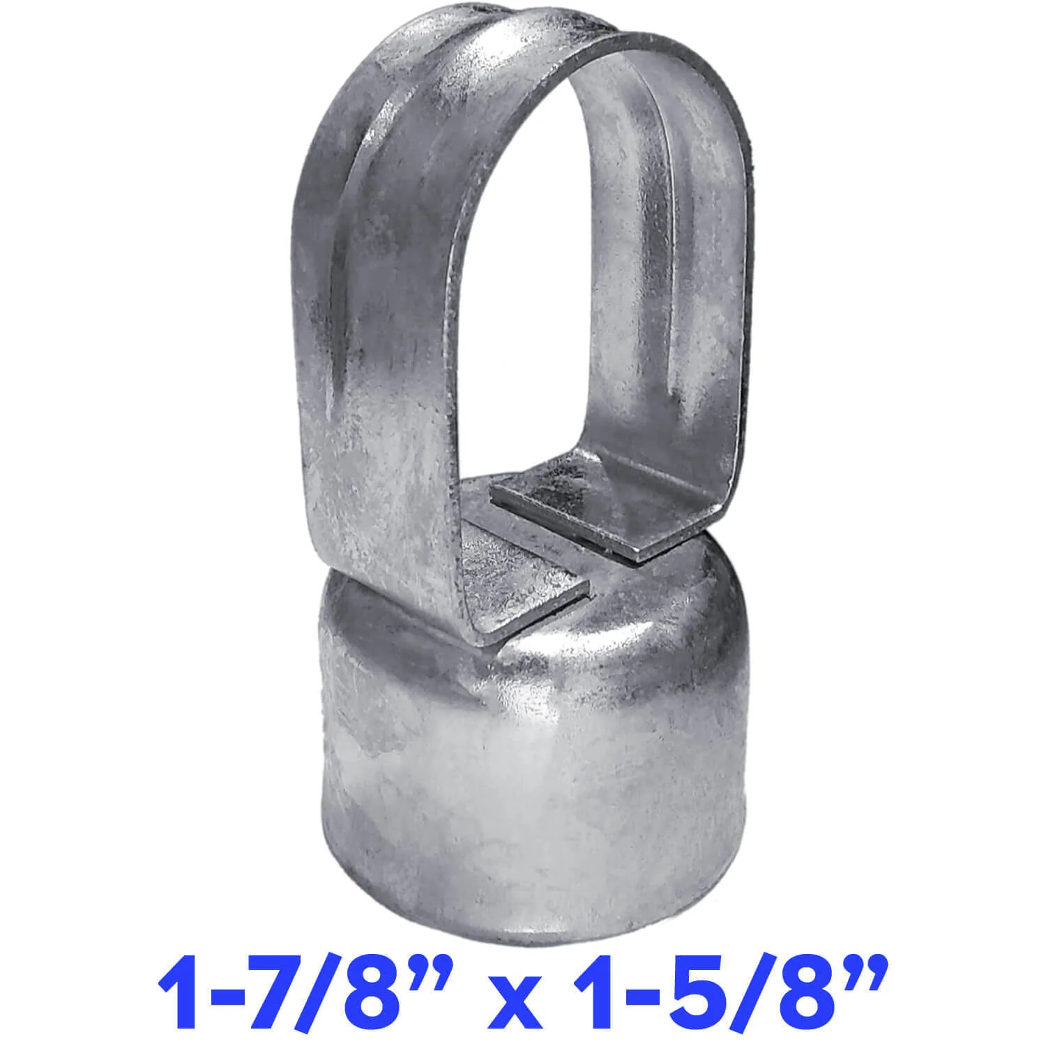 Galvanized Pressed Steel Chain Link Fence Loop Cap (Eye Top) - Image 49