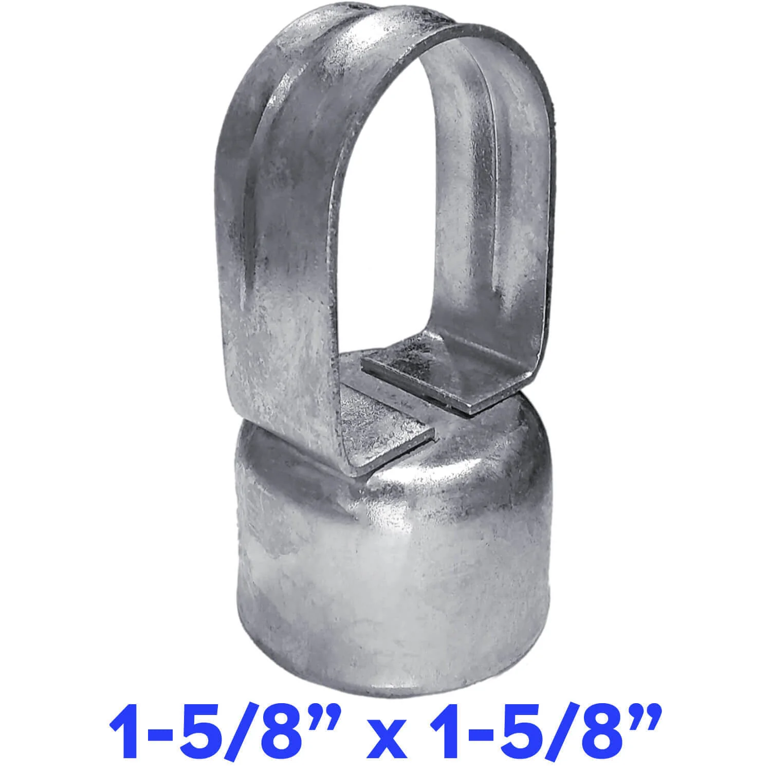 Galvanized Pressed Steel Chain Link Fence Loop Cap (Eye Top) - Image 7