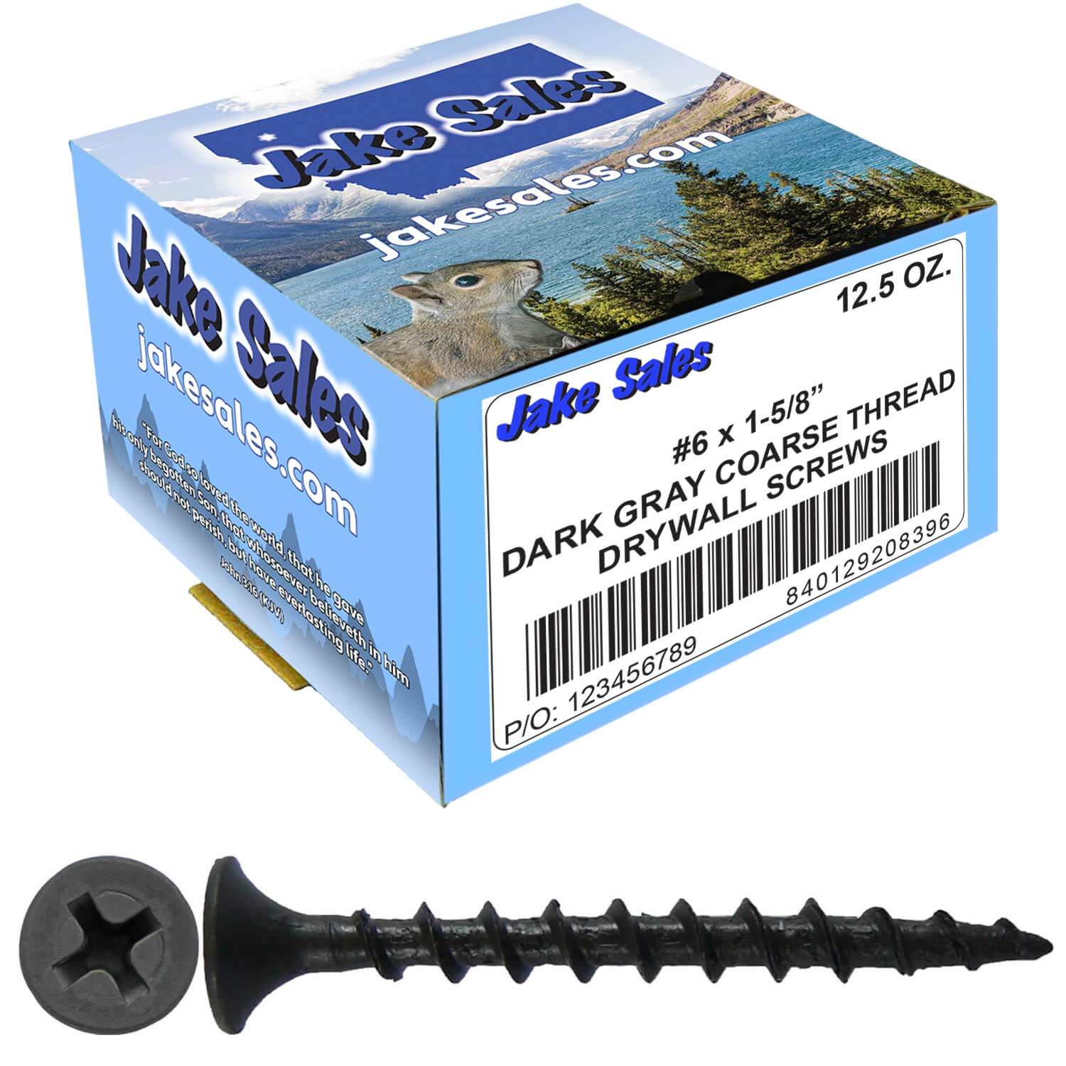 Gray Phosphate Coarse Thread Drywall Screws - Drywall, Gypsum board, Sheet rock, Plasterboard Screws. Use for all purpose wood screws. - Image 85