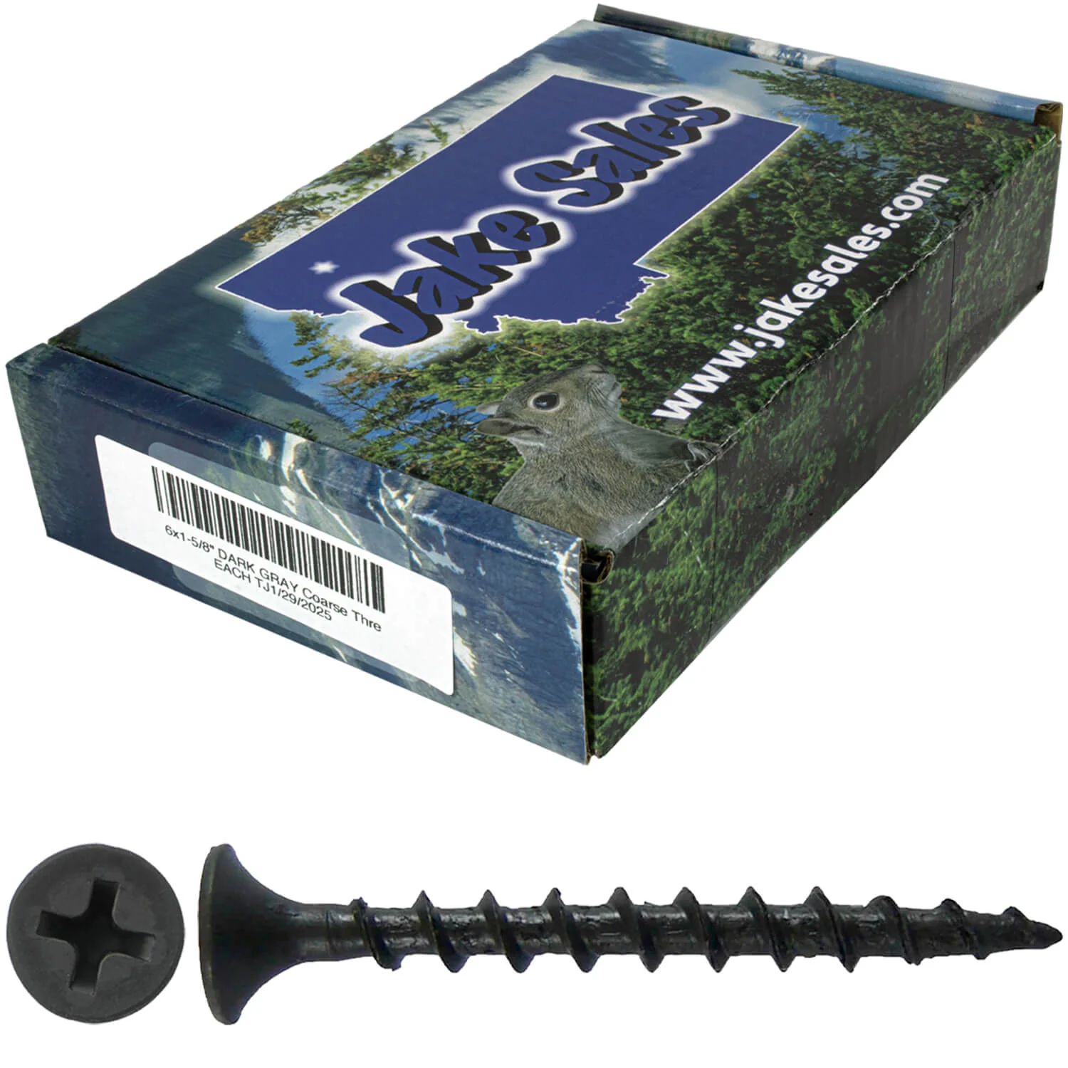 Gray Phosphate Coarse Thread Drywall Screws - Drywall, Gypsum board, Sheet rock, Plasterboard Screws. Use for all purpose wood screws. - Image 86