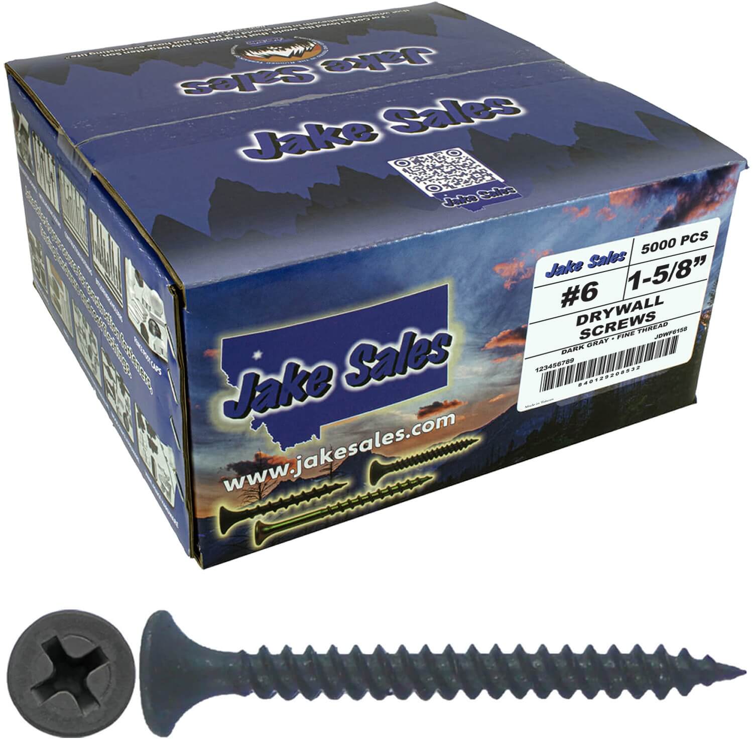 Gray Phosphate Fine Thread Drywall Screws – Drywall, Gypsum, Sheetrock, Wood - Image 23