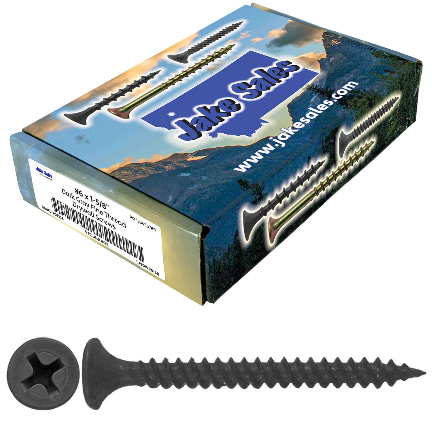 Gray Phosphate Fine Thread Drywall Screws – Drywall, Gypsum, Sheetrock, Wood - Image 38