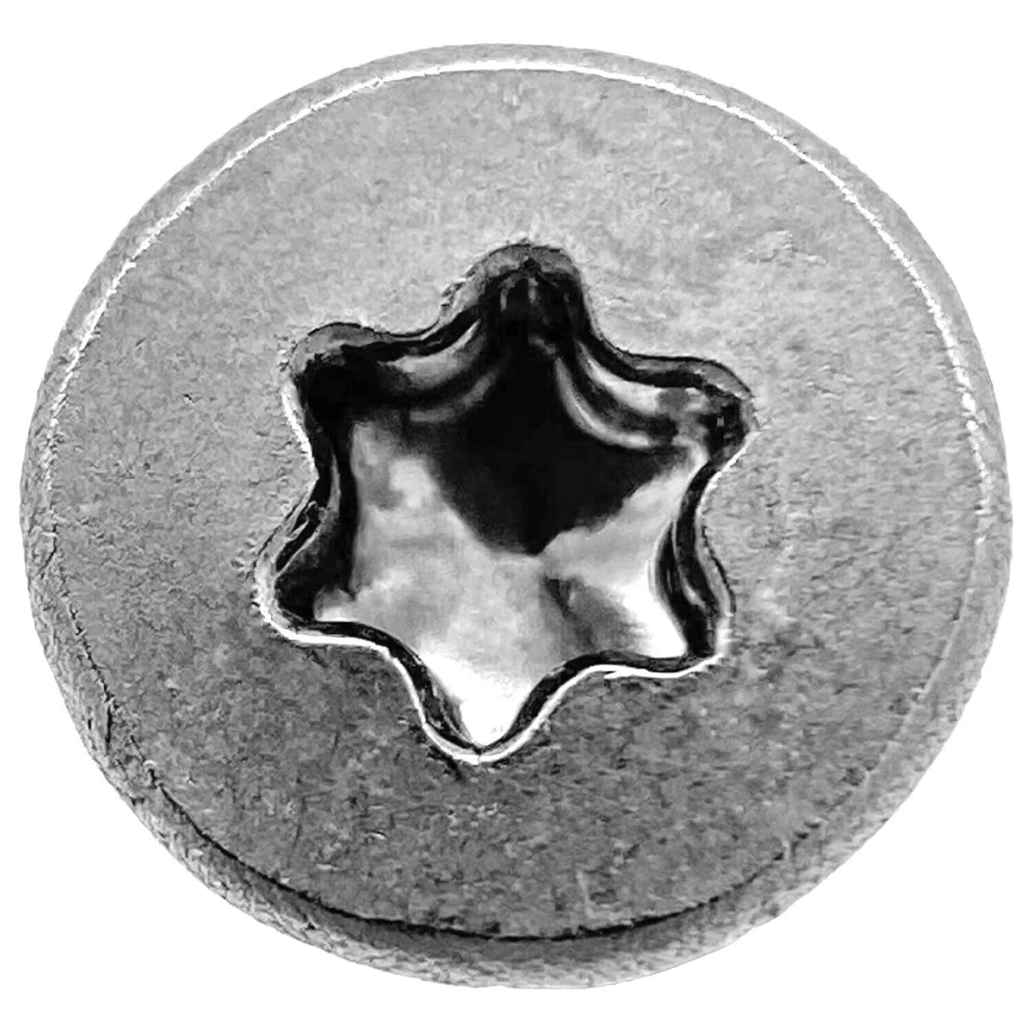 Jake Sales #9 x 2" Silver Star Stainless Steel Wood Screw Torx/Star Drive Head - Grade 300 Series Stainless Steel Torx/Star Drive Wood Screws (OVERSTOCK) - Image 3