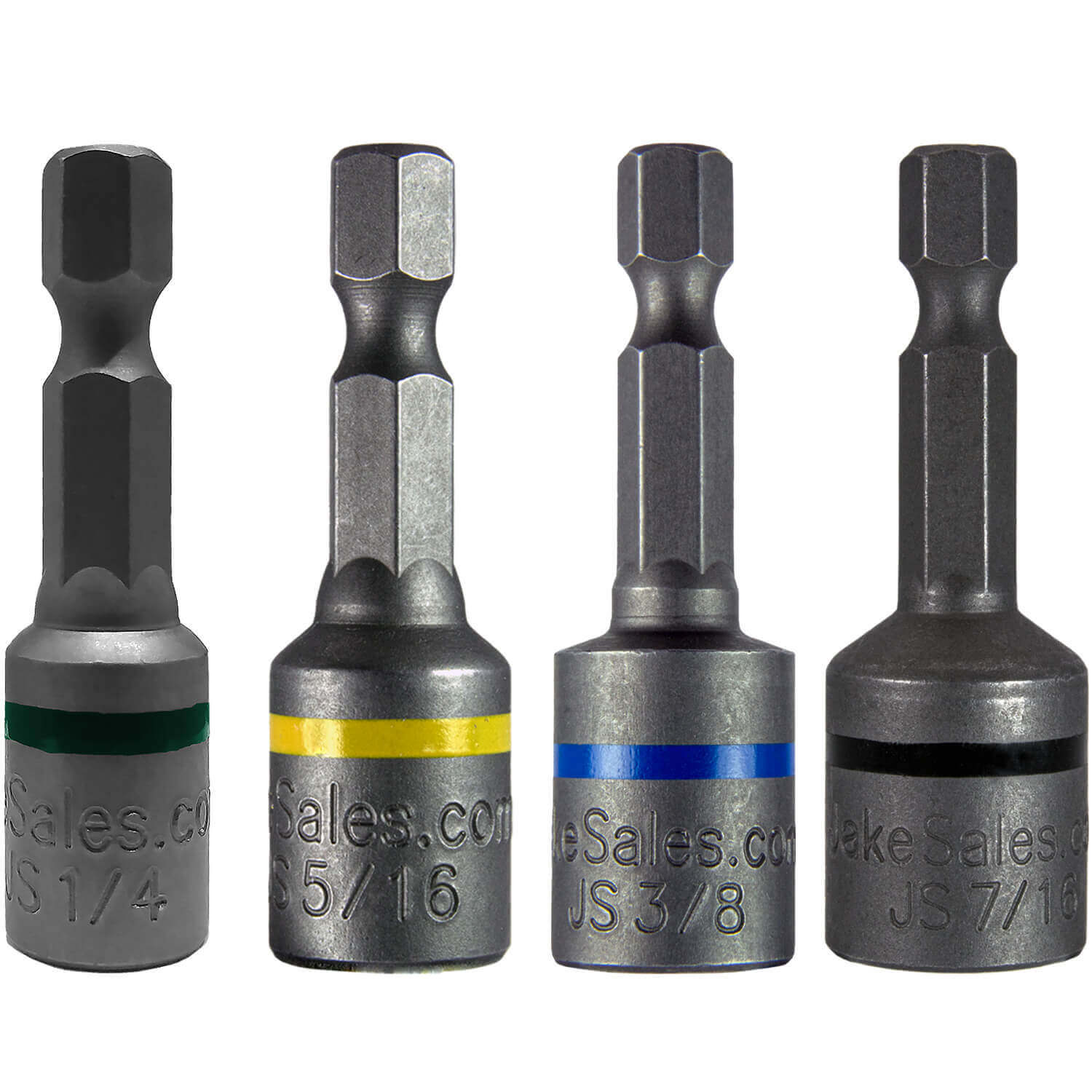 Magnetic Hex Head Driver Bits w/Quick Change Shank - Used for Installing Screws, Nuts, Bolts, etc. - Commonly Used for Metal Roofing Screws - Image 3