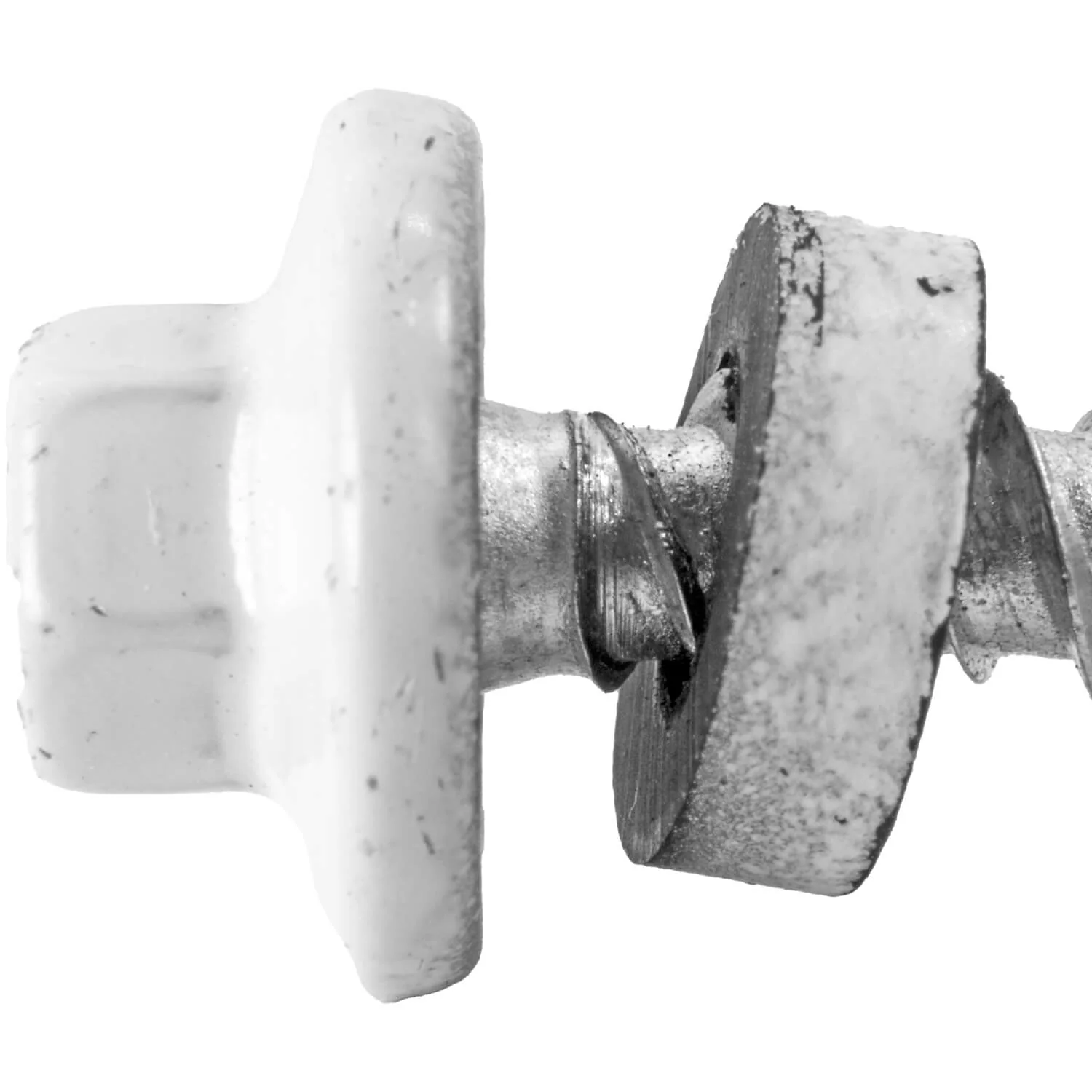 10 x 2-1/2” - STAINLESS HEX / ZINC Sheet Metal Roof Screw. Self starting metal to wood siding screws. EPDM washer. Colored head. - Image 3