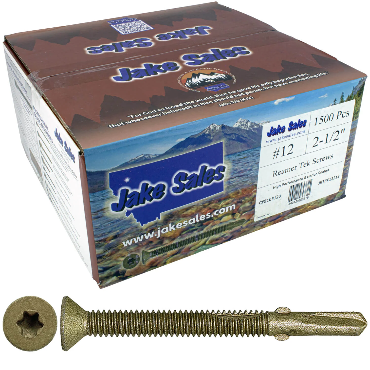 Reamer Tek Torx/Star Head Self-Drilling Wood to Metal Screws - for Flatbeds, Trailers or Fastening Wood to Steel - Image 111