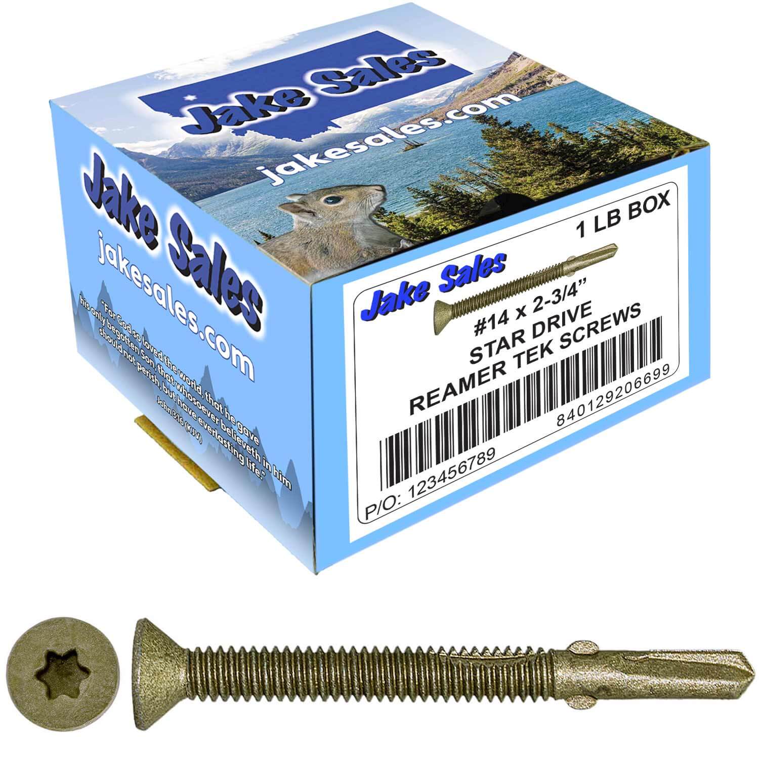 Reamer Tek Torx/Star Head Self-Drilling Wood to Metal Screws - for Flatbeds, Trailers or Fastening Wood to Steel - Image 68