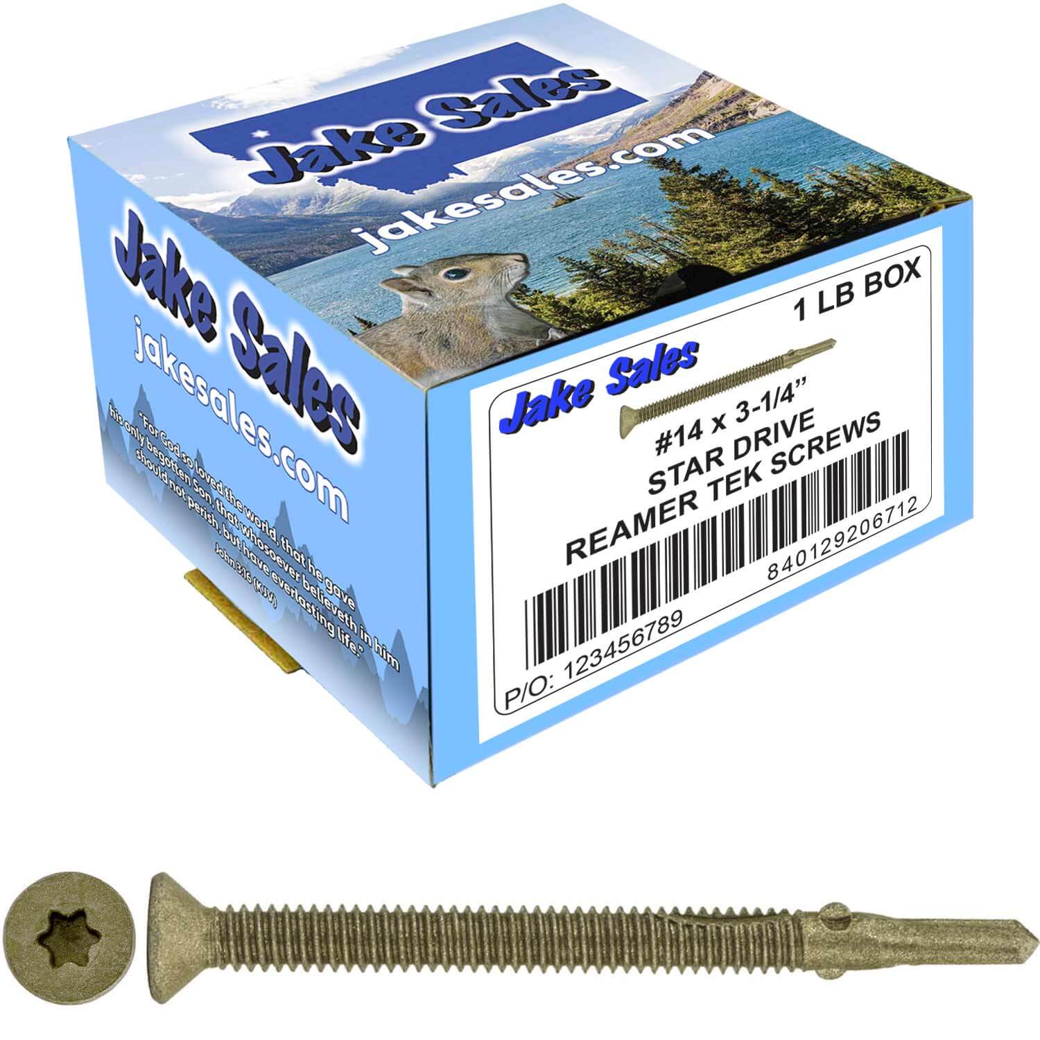 Reamer Tek Torx/Star Head Self-Drilling Wood to Metal Screws - for Flatbeds, Trailers or Fastening Wood to Steel - Image 95