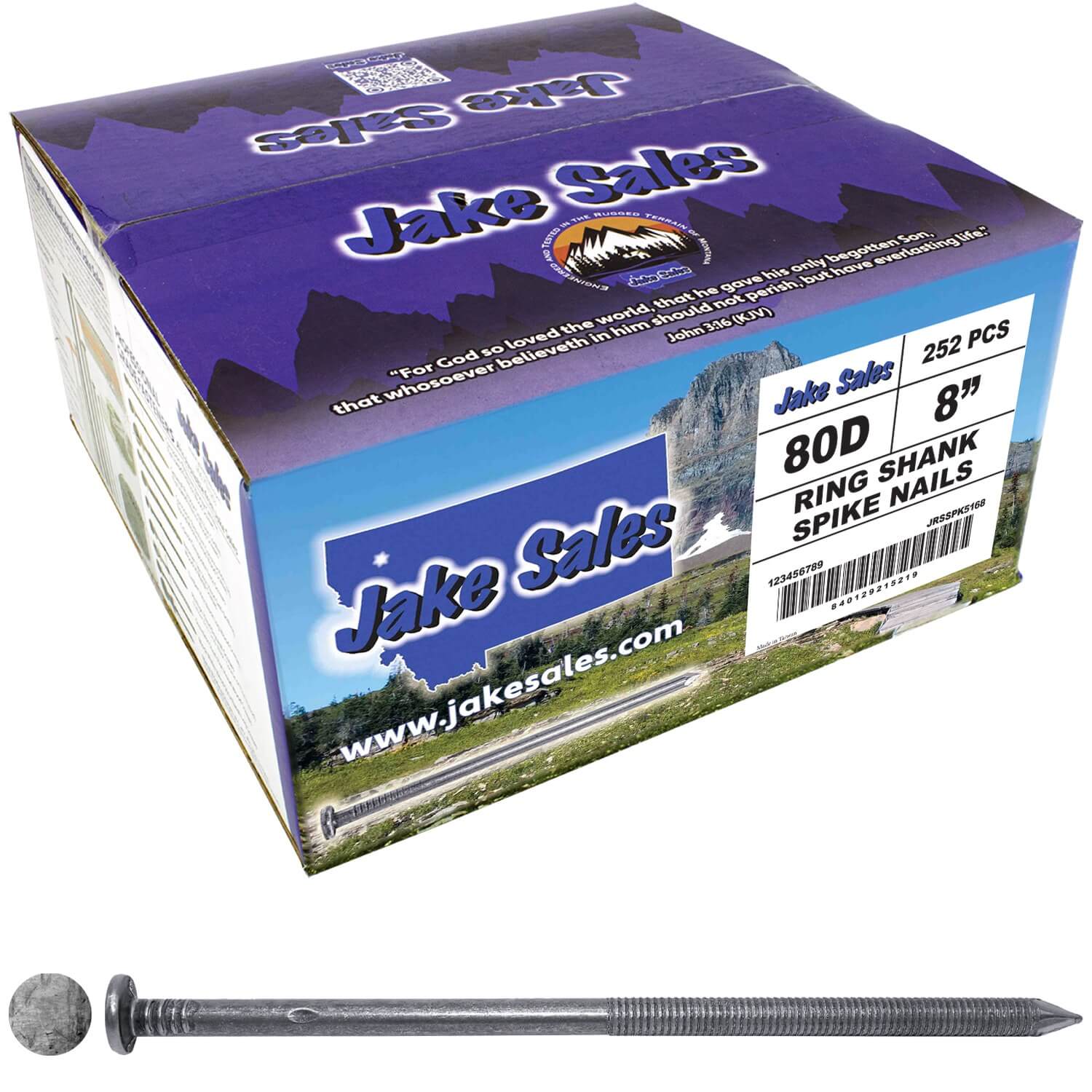 Ring Shank Common Bright and Spike Nails - Used for landscaping timbers, railroad ties, pole barns and load bearing structures - Image 12