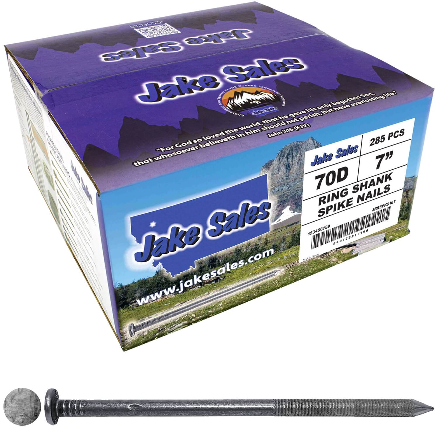 Ring Shank Common Bright and Spike Nails - Used for landscaping timbers, railroad ties, pole barns and load bearing structures - Image 16