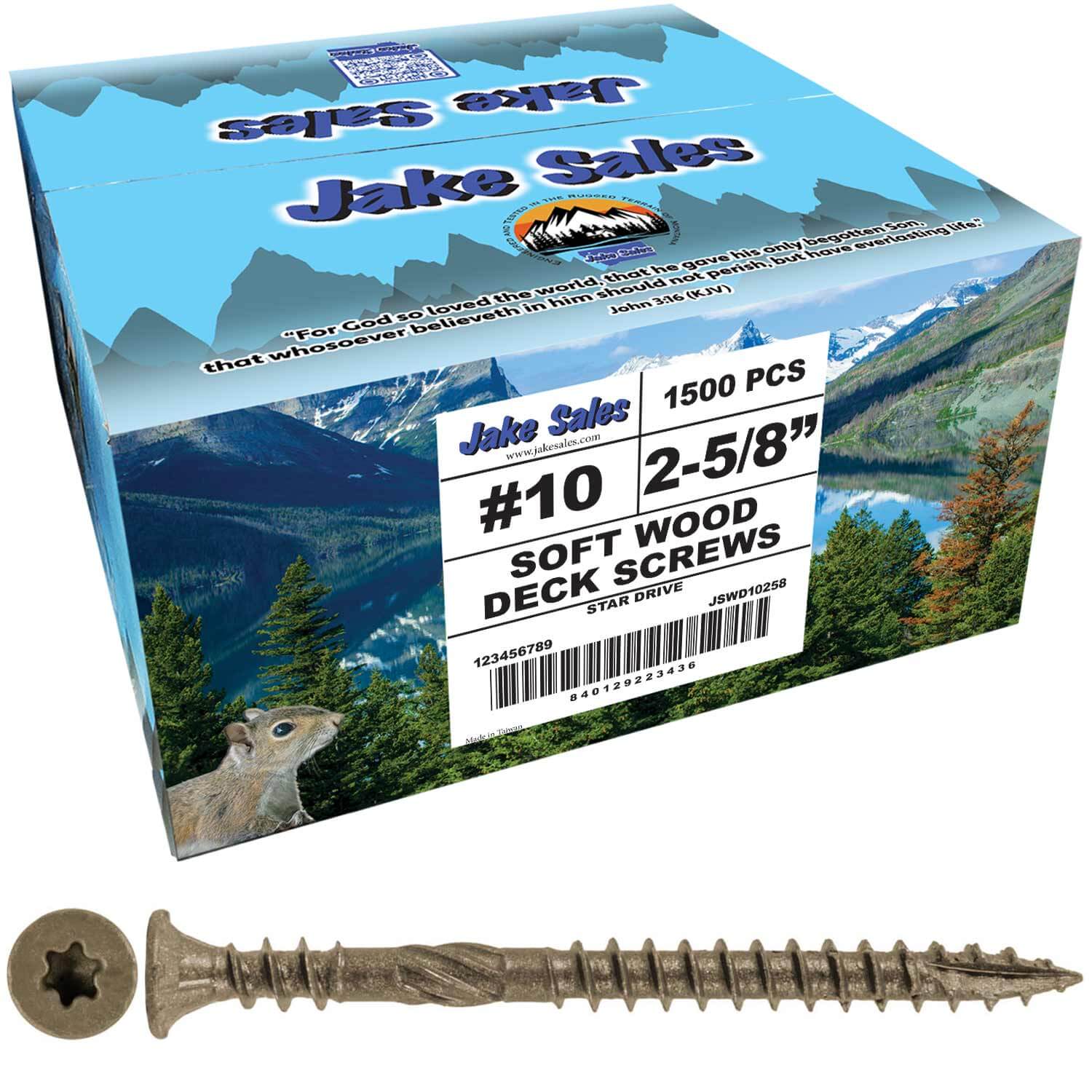 #10 Soft Wood Deck Screw - Exterior Corrosion Resistant - Image 13
