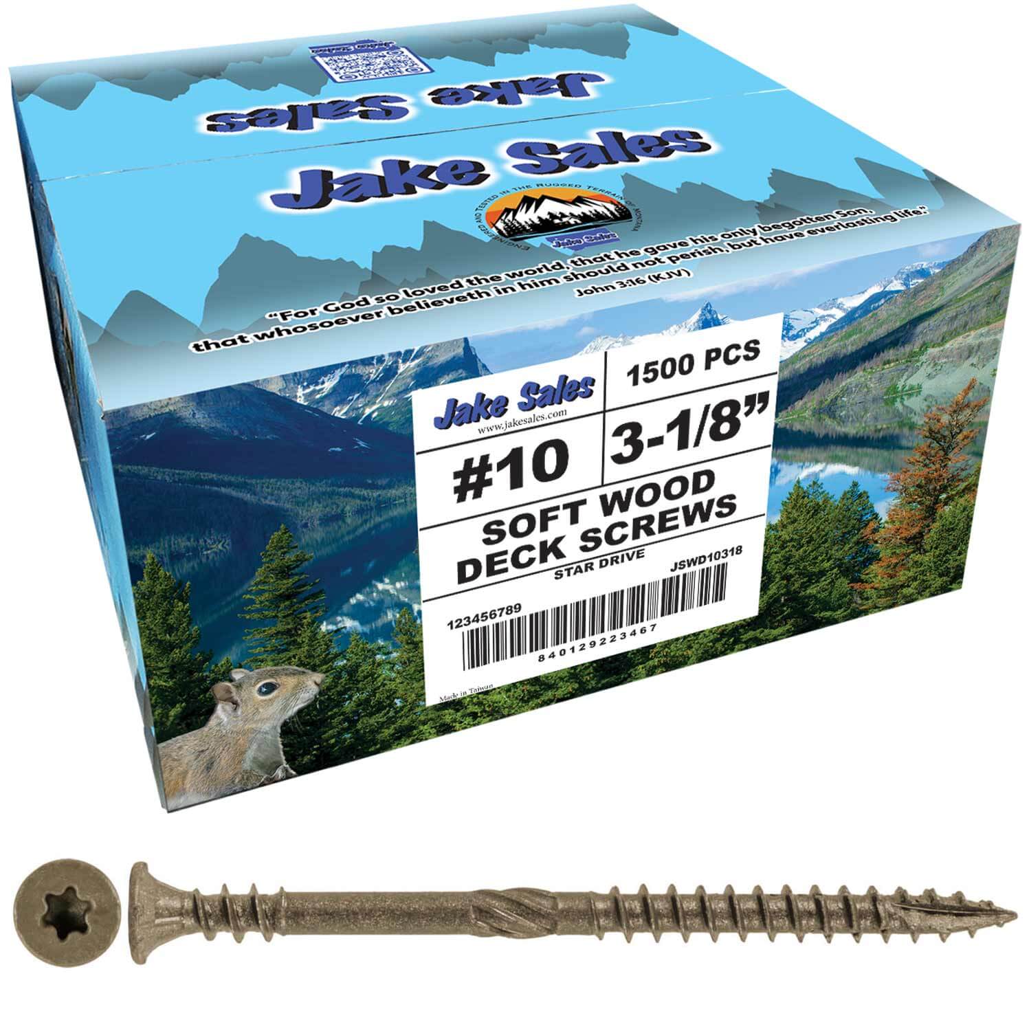 #10 Soft Wood Deck Screw - Exterior Corrosion Resistant - Image 36