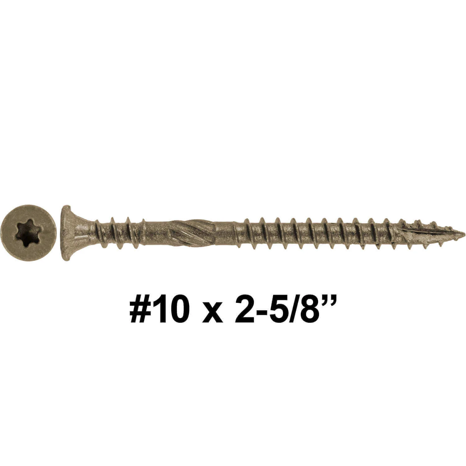 #10 Soft Wood Deck Screw - Exterior Corrosion Resistant - Image 42