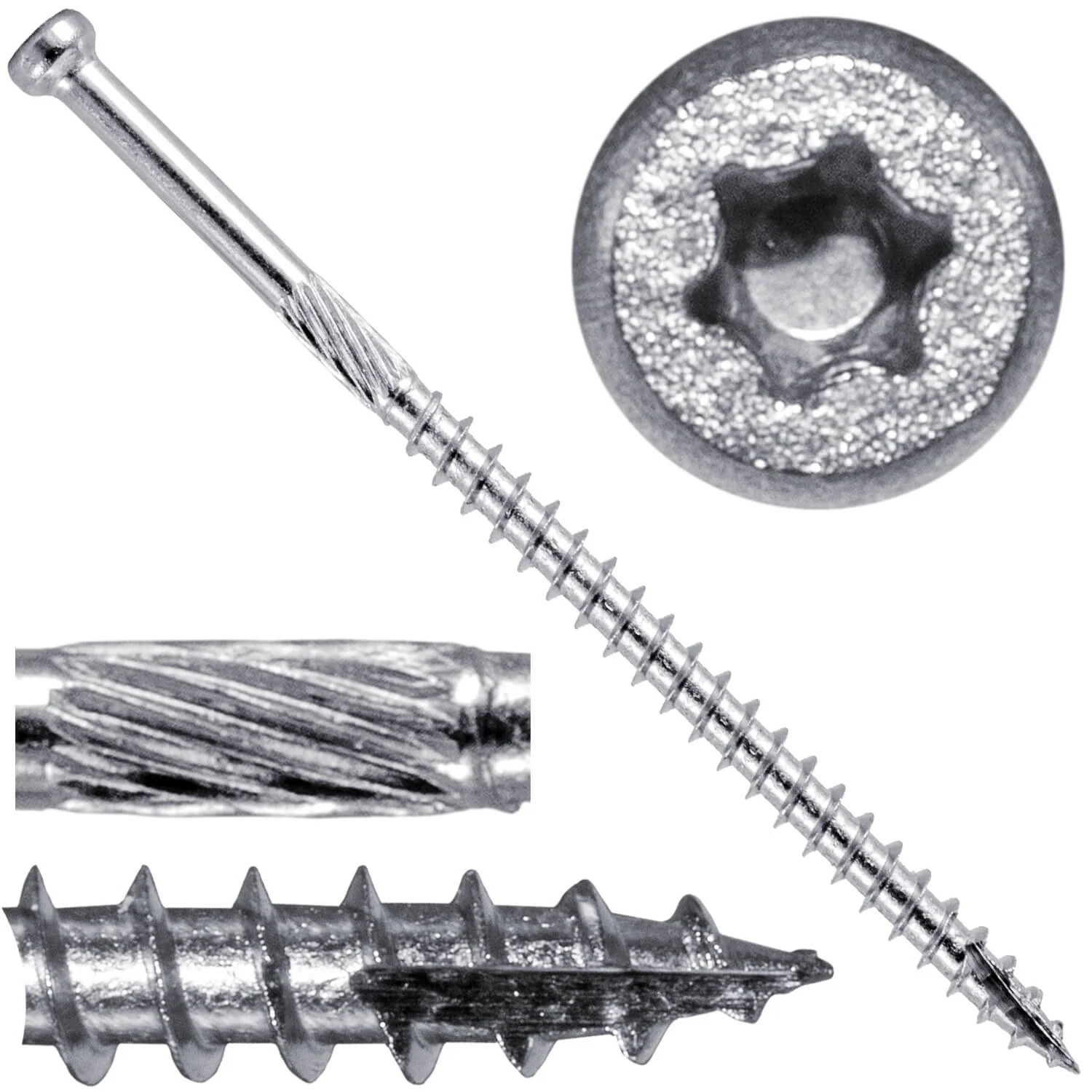 Finish Head Stainless Steel Wood Screw - Marine Grade 316 Stainless Steel for Exterior and Interior Use - Image 28