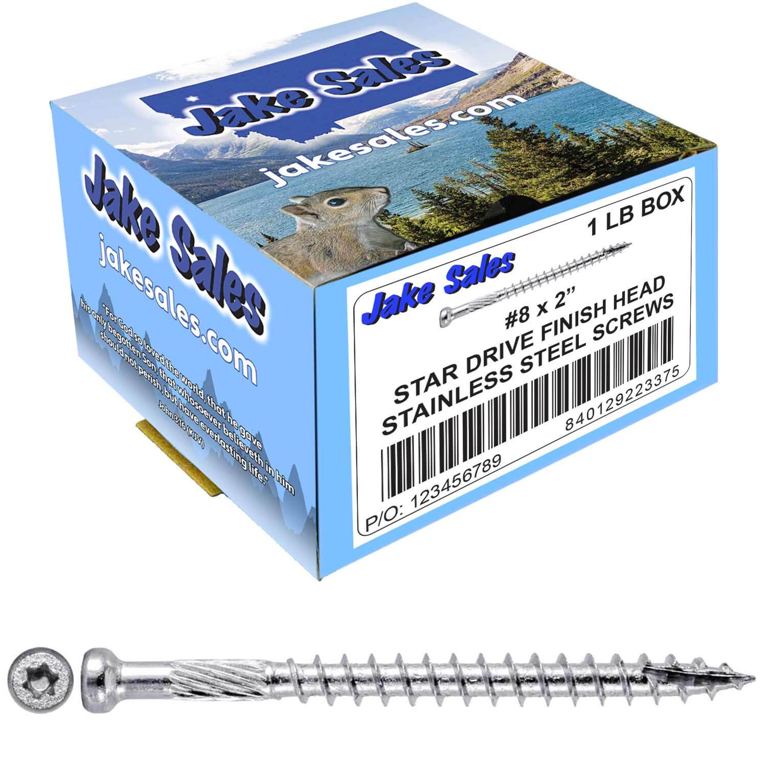 Finish Head Stainless Steel Wood Screw - Marine Grade 316 Stainless Steel for Exterior and Interior Use - Image 44