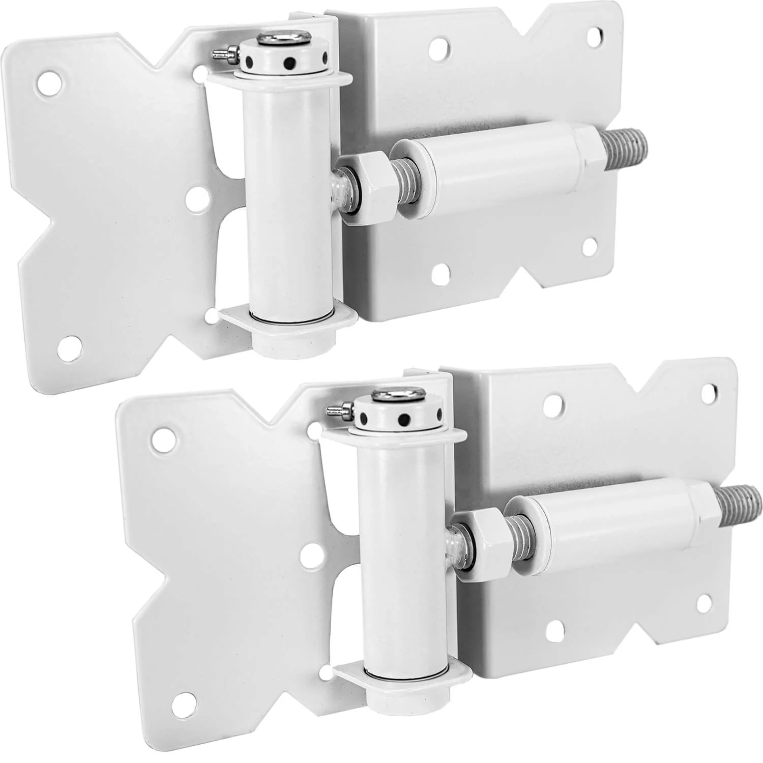 Vinyl Gate Hinges - For Vinyl, PVC or Plastic Fencing. Vinyl Fence Gate Hinges w/Mounting Hardware. Available in Standard, Self-Closing and Stainless Steel - Image 16