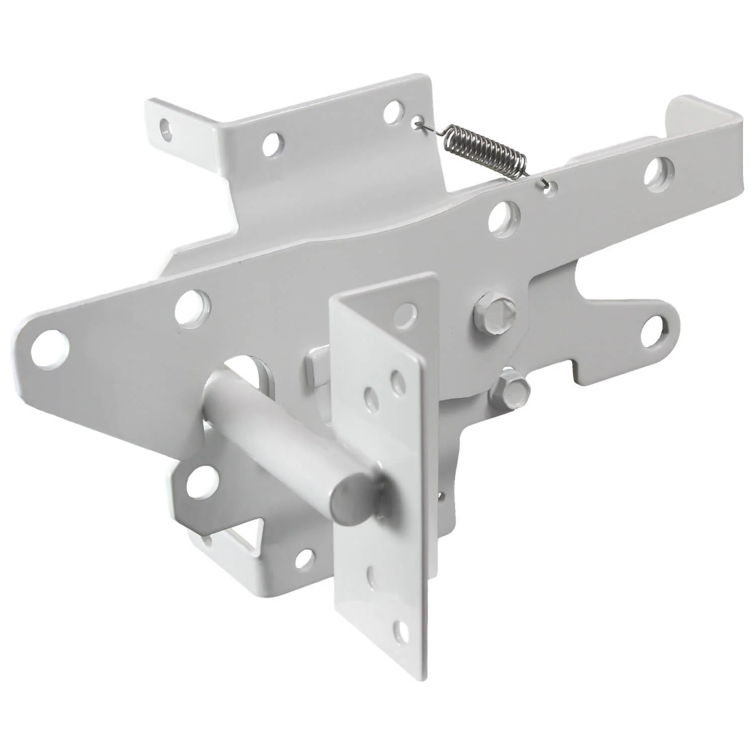 Vinyl Gate Latch for Vinyl, Wood, PVC etc Fencing. Fence Gate Latch w/Mounting Hardware - Gate Latches have a 90 Degree Bracket Resulting in a Positive Latch to Gate Connection - Image 12