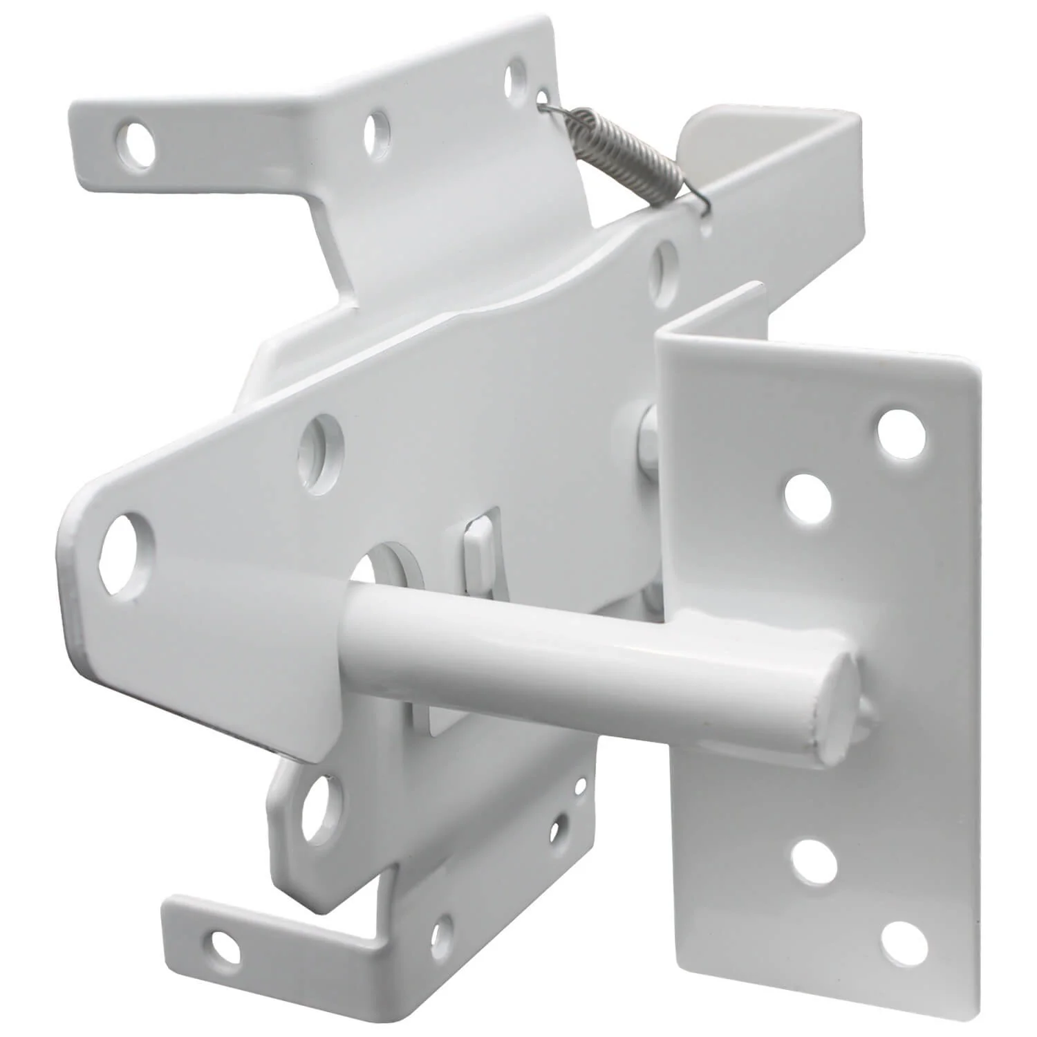 Vinyl Gate Latch for Vinyl, Wood, PVC etc Fencing. Fence Gate Latch w/Mounting Hardware - Gate Latches have a 90 Degree Bracket Resulting in a Positive Latch to Gate Connection - Image 22