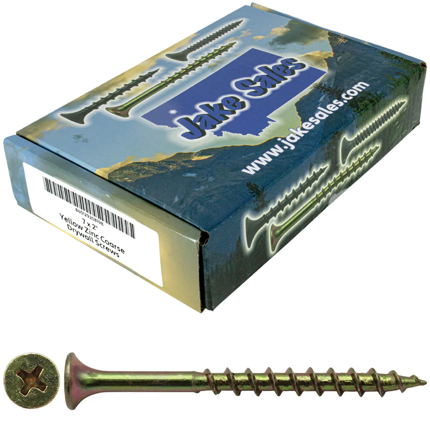 Yellow Zinc Coarse Thread Drywall, Gypsum board, Sheetrock, Plasterboard Screws. Use for all purpose wood screws - Image 50
