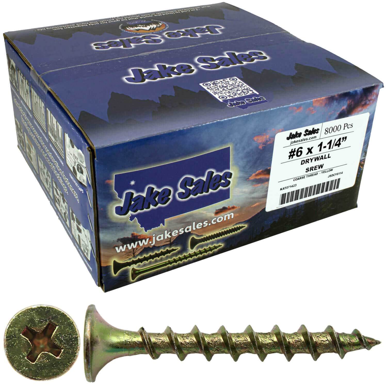 Yellow Zinc Coarse Thread Drywall, Gypsum board, Sheetrock, Plasterboard Screws. Use for all purpose wood screws - Image 95